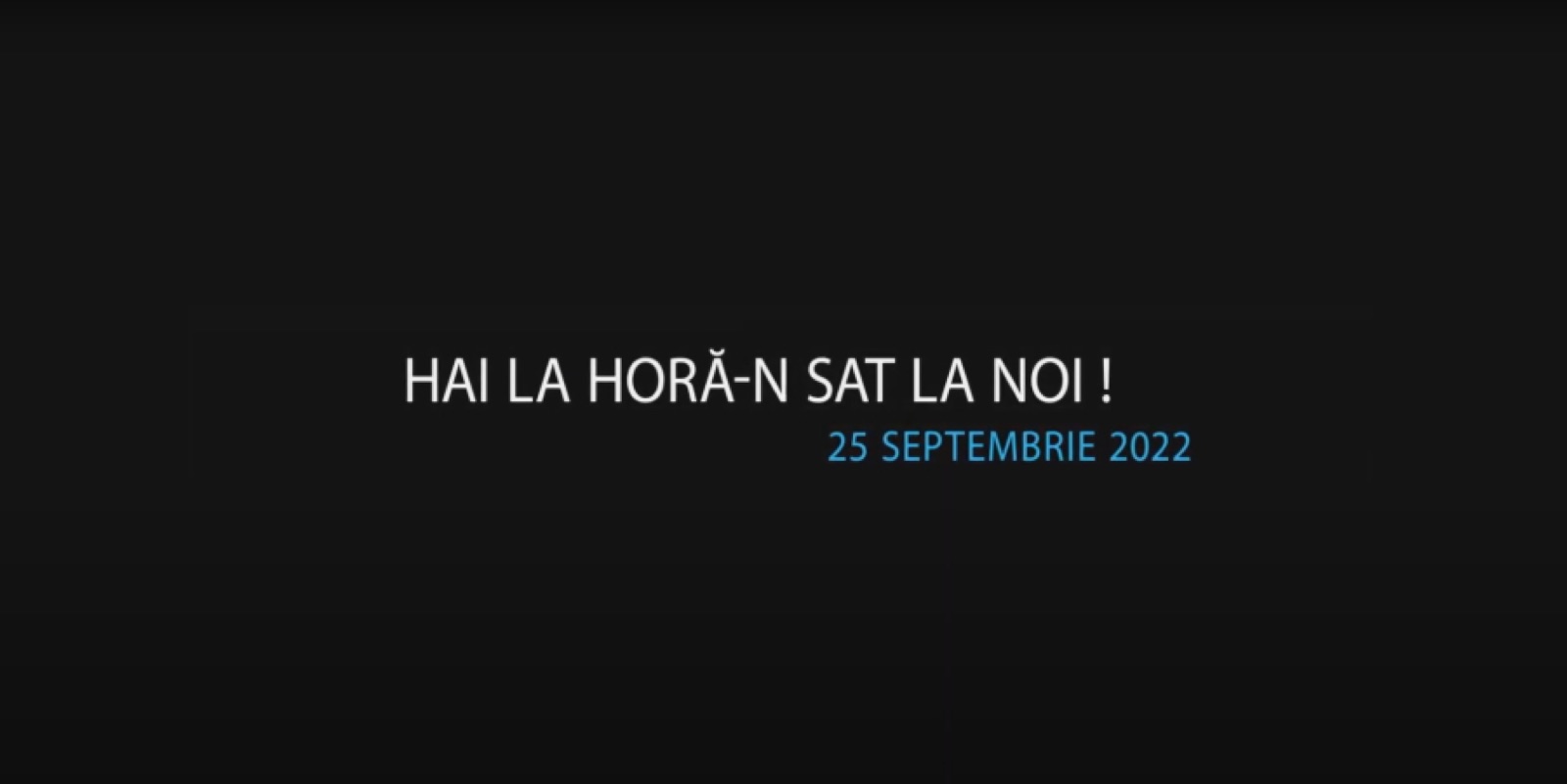 Hai la Horă-n sat la noi!
