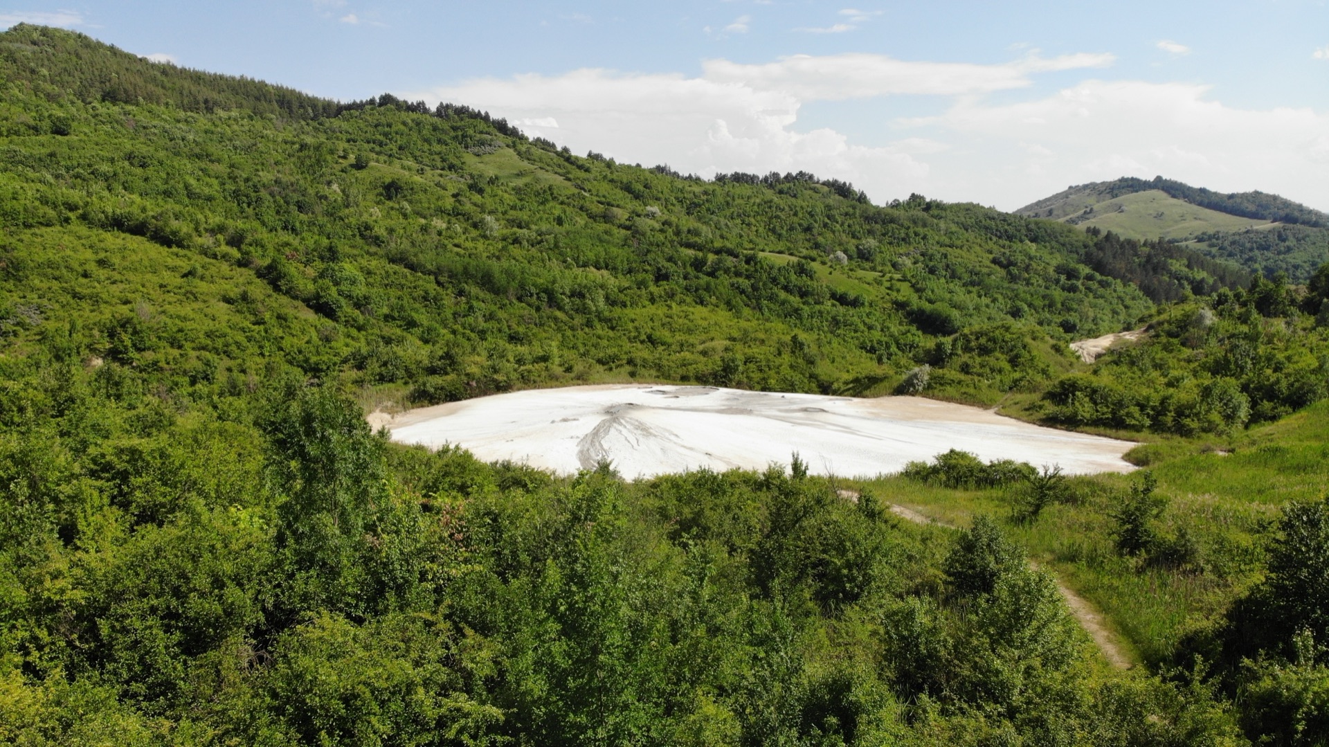 Fierbătorile de la Beciu, vedere de sus